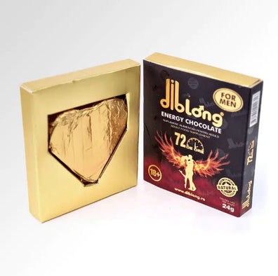 DIBLONG Set 5 bucati ciocolata afrodisiac premium concentrat, ENERGY CHOCOLATE for MEN, pentru potenta, erectie, impotriva ejacularii, 100% natural, 5 x 24gr - 3004